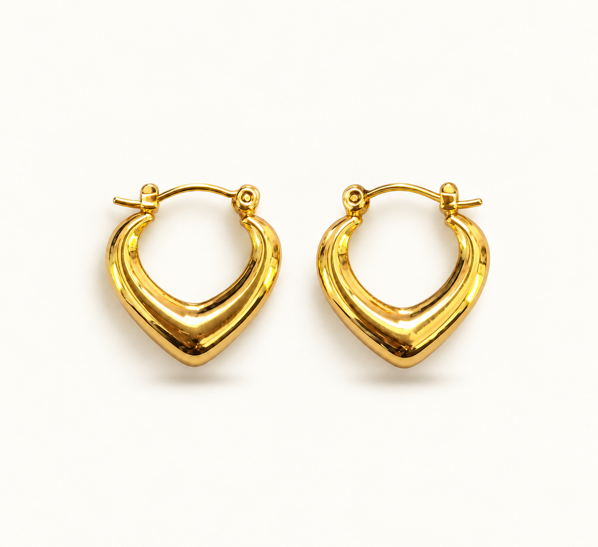 Hoop 18K Gold Plated Earrings ✨