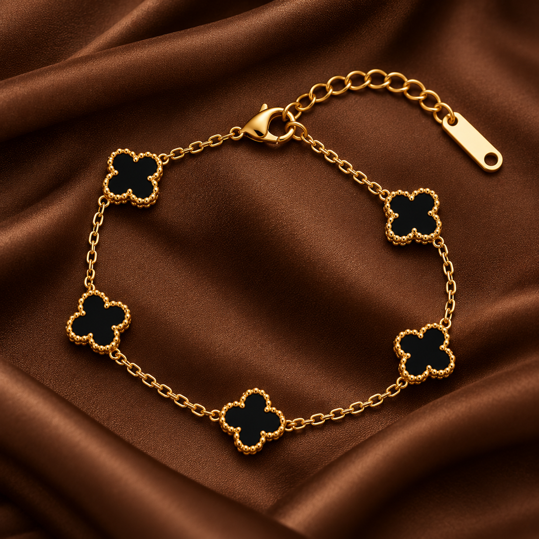 Clover 18K Gold Plated Bracelet