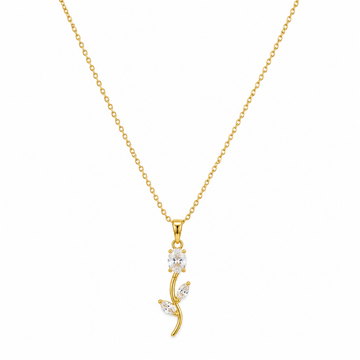 Bloom Tulip 18K Gold Plated Necklace 🌷