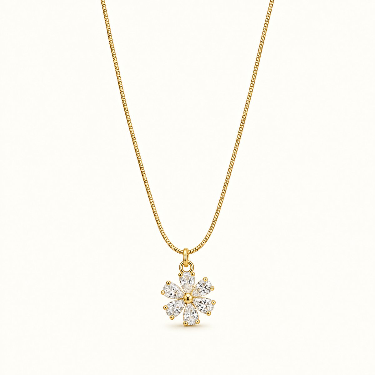 Flora Pendant 18K Gold Plated Necklace 🌸