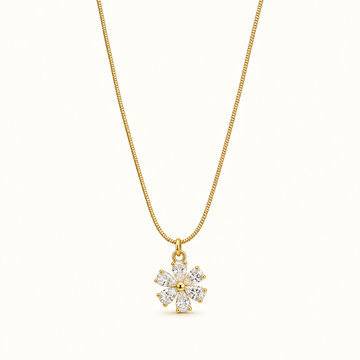 Flora Pendant 18K Gold Plated Necklace 🌸